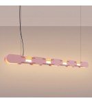 Thoro Lampa wisząca CHAIN 158 różowa LED 3000K TH.1029