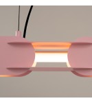 Thoro Lampa wisząca CHAIN 158 różowa LED 3000K TH.1029