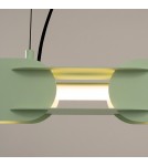 Thoro Lampa wisząca CHAIN 158 szałwiowa LED 3000K TH.1030