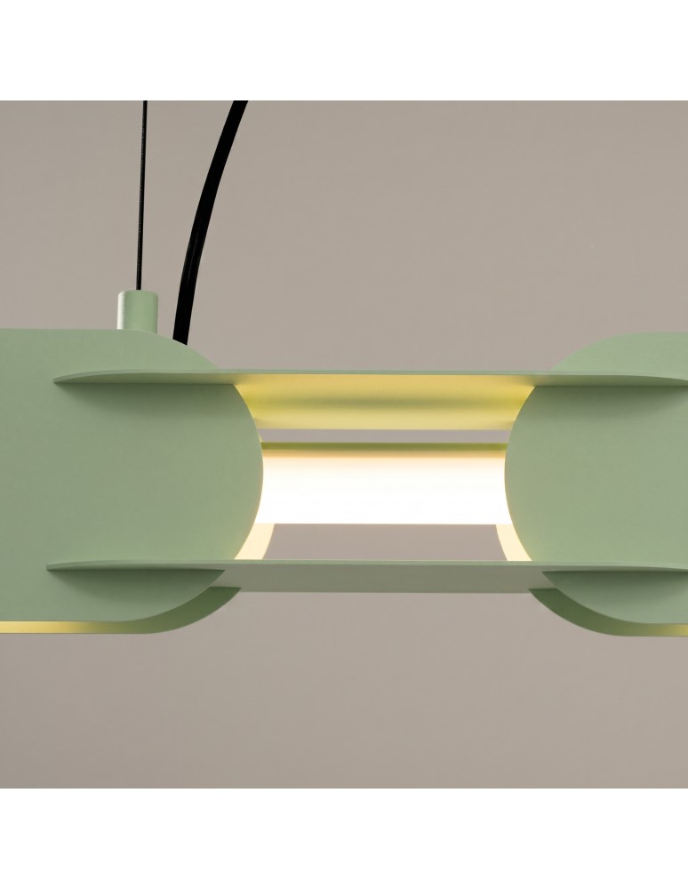Thoro Lampa wisząca CHAIN 158 szałwiowa LED 3000K TH.1030