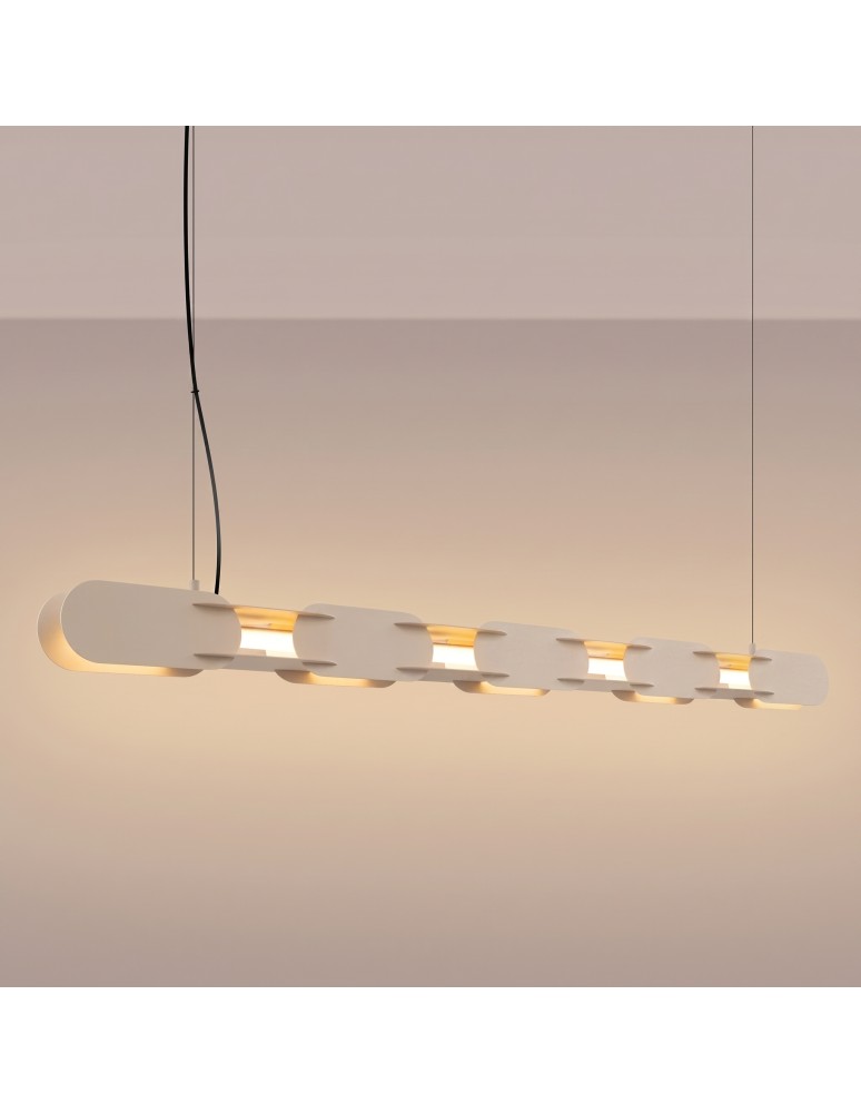 Thoro Lampa wisząca CHAIN 158 taupe LED 3000K TH.1031