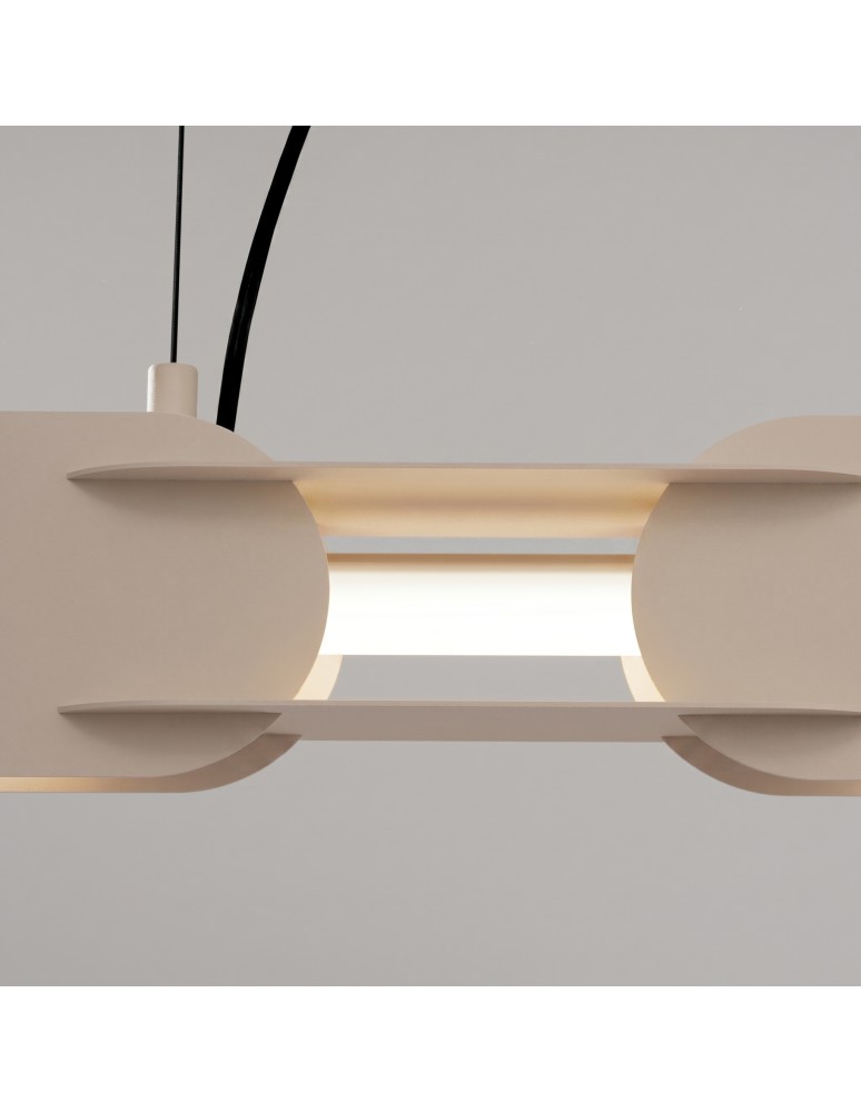Thoro Lampa wisząca CHAIN 158 taupe LED 3000K TH.1031
