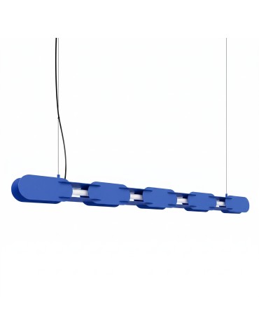 Thoro Lampa wisząca CHAIN 158 ultramaryna LED 3000K TH.1032