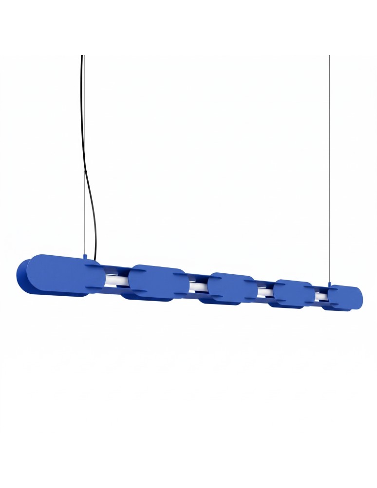 Thoro Lampa wisząca CHAIN 158 ultramaryna LED 3000K TH.1032