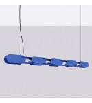 Thoro Lampa wisząca CHAIN 158 ultramaryna LED 3000K TH.1032