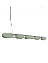 Thoro Lampa wisząca CHAIN 158 zielona oliwka LED 3000K TH.1033