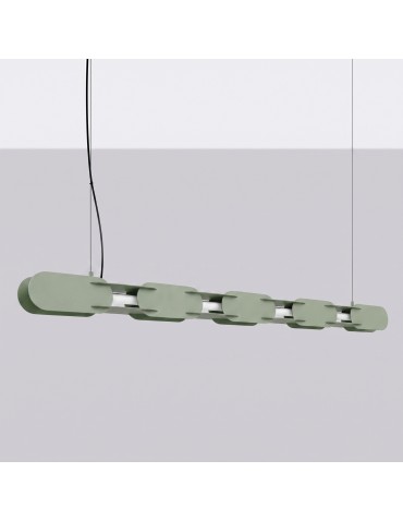 Thoro Lampa wisząca CHAIN 158 zielona oliwka LED 3000K TH.1033 - product 2