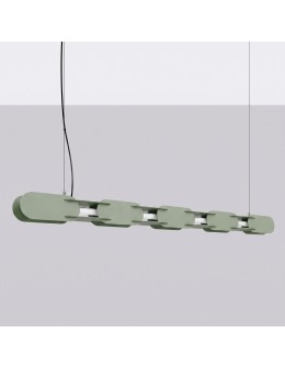 Thoro Lampa wisząca CHAIN 158 zielona oliwka LED 3000K TH.1033 - product 2