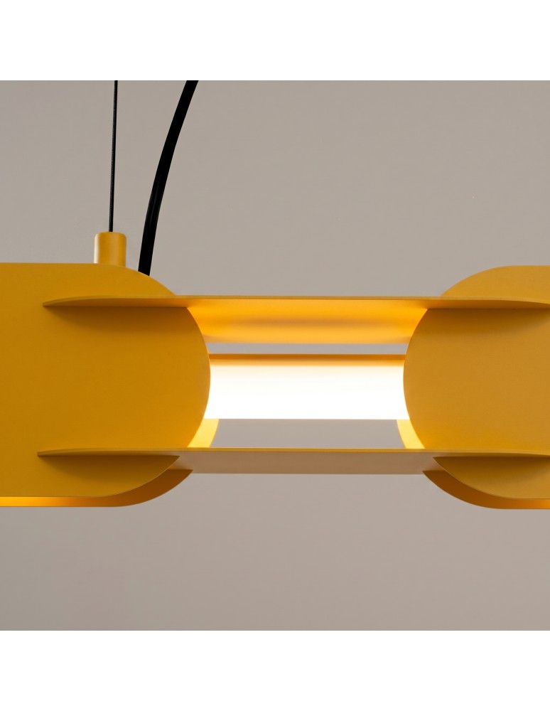 Thoro Lampa wisząca CHAIN 158 żółta LED 3000K TH.1034