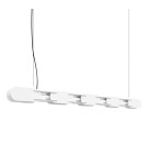 Thoro Lampa wisząca CHAIN 158 biała LED 4000K TH.1036