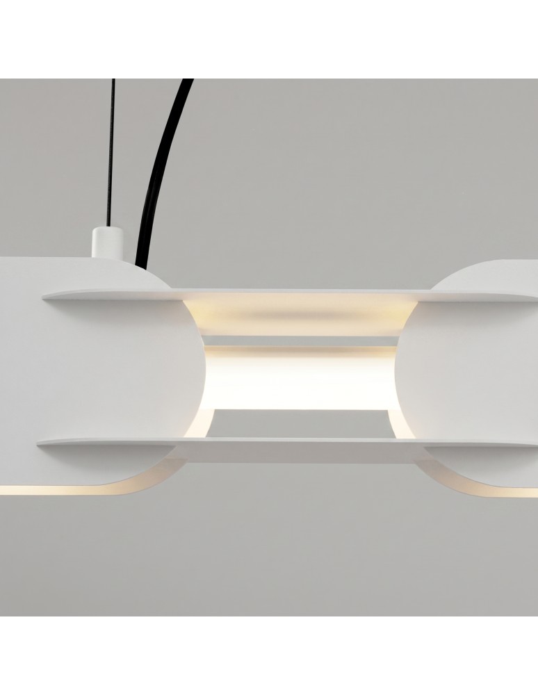 Thoro Lampa wisząca CHAIN 158 biała LED 4000K TH.1036