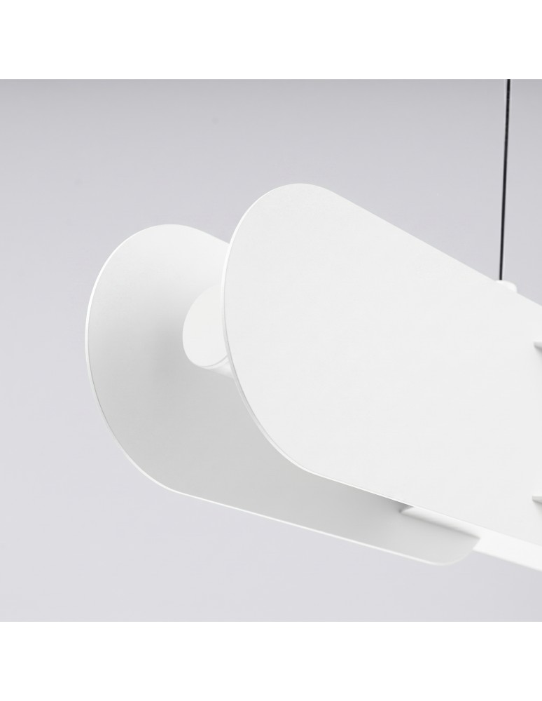 Thoro Lampa wisząca CHAIN 158 biała LED 4000K TH.1036