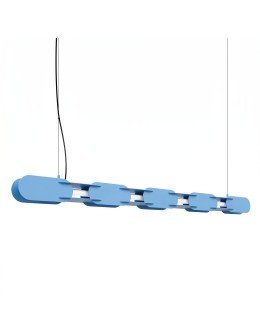 Thoro Lampa wisząca CHAIN 158 błękitna LED 4000K TH.1037