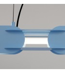 Thoro Lampa wisząca CHAIN 158 błękitna LED 4000K TH.1037