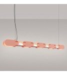 Thoro Lampa wisząca CHAIN 158 brzoskwiniowa LED 4000K TH.1038