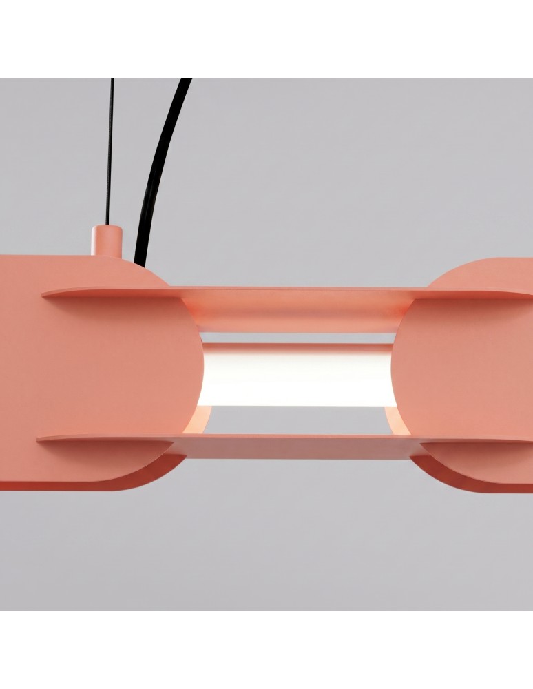 Thoro Lampa wisząca CHAIN 158 brzoskwiniowa LED 4000K TH.1038