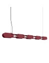 Thoro Lampa wisząca CHAIN 158 burgund LED 4000K TH.1039