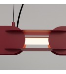 Thoro Lampa wisząca CHAIN 158 burgund LED 4000K TH.1039