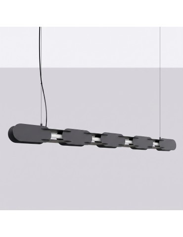 Thoro Lampa wisząca CHAIN 158 czarna LED 4000K TH.1040 - product 2
