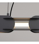 Thoro Lampa wisząca CHAIN 158 czarna LED 4000K TH.1040