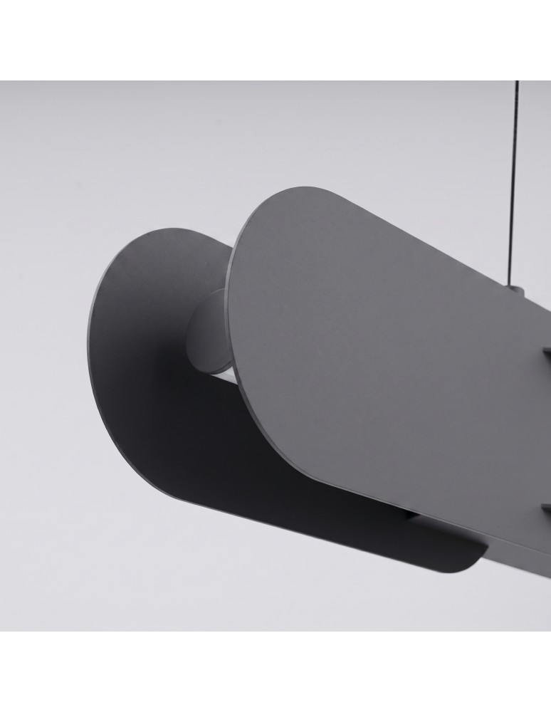 Thoro Lampa wisząca CHAIN 158 czarna LED 4000K TH.1040