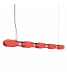 Thoro Lampa wisząca CHAIN 158 czerwona LED 4000K TH.1041