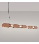 Thoro Lampa wisząca CHAIN 158 mocca LED 4000K TH.1042