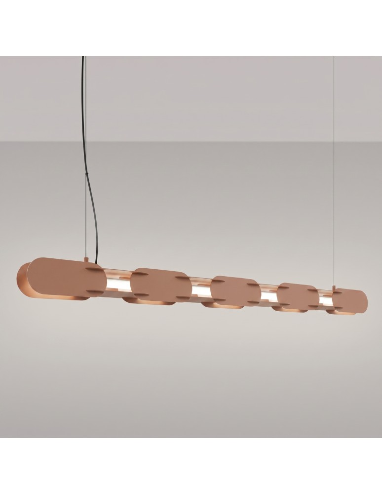 Thoro Lampa wisząca CHAIN 158 mocca LED 4000K TH.1042