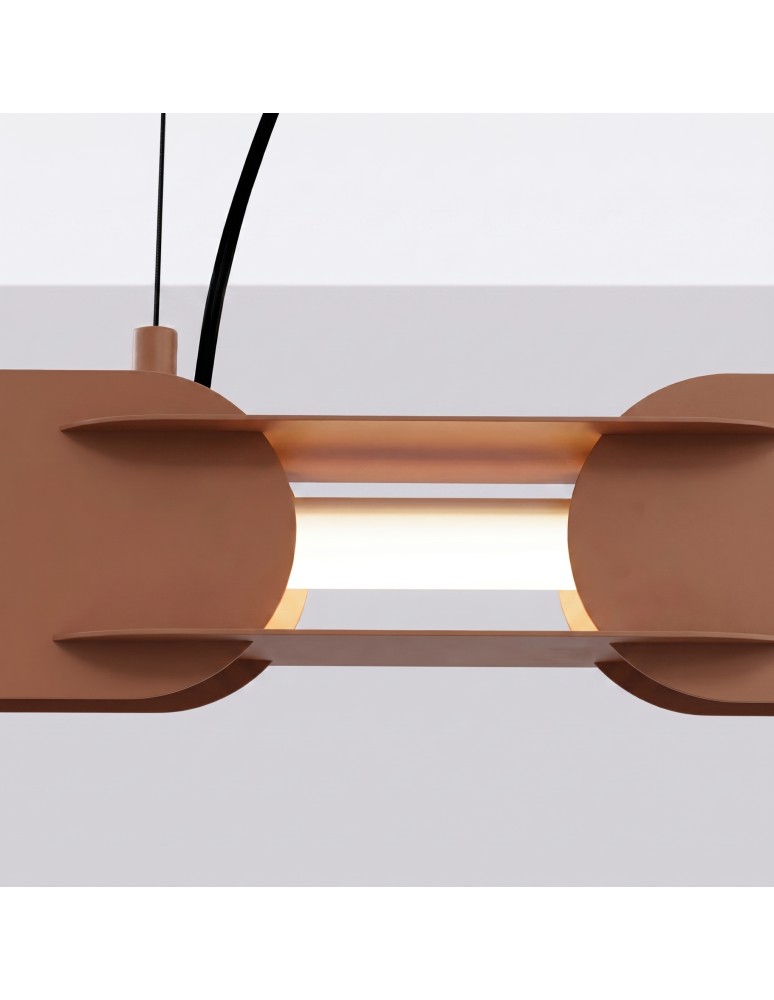 Thoro Lampa wisząca CHAIN 158 mocca LED 4000K TH.1042