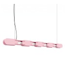 Thoro Lampa wisząca CHAIN 158 różowa LED 4000K TH.1044