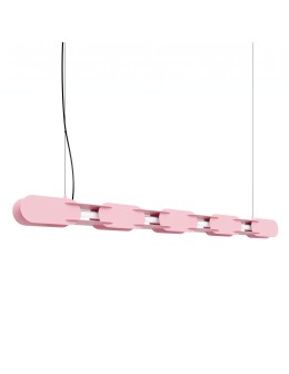 Thoro Lampa wisząca CHAIN 158 różowa LED 4000K TH.1044