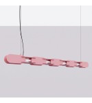 Thoro Lampa wisząca CHAIN 158 różowa LED 4000K TH.1044