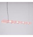 Thoro Lampa wisząca CHAIN 158 różowa LED 4000K TH.1044