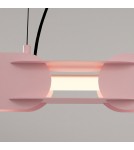 Thoro Lampa wisząca CHAIN 158 różowa LED 4000K TH.1044
