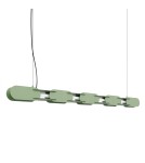 Thoro Lampa wisząca CHAIN 158 szałwiowa LED 4000K TH.1045