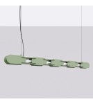 Thoro Lampa wisząca CHAIN 158 szałwiowa LED 4000K TH.1045