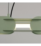 Thoro Lampa wisząca CHAIN 158 szałwiowa LED 4000K TH.1045