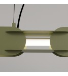 Thoro Lampa wisząca CHAIN 158 zielona oliwka LED 4000K TH.1048