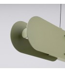 Thoro Lampa wisząca CHAIN 158 zielona oliwka LED 4000K TH.1048
