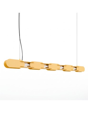 Thoro Lampa wisząca CHAIN 158 żółta LED 4000K TH.1049