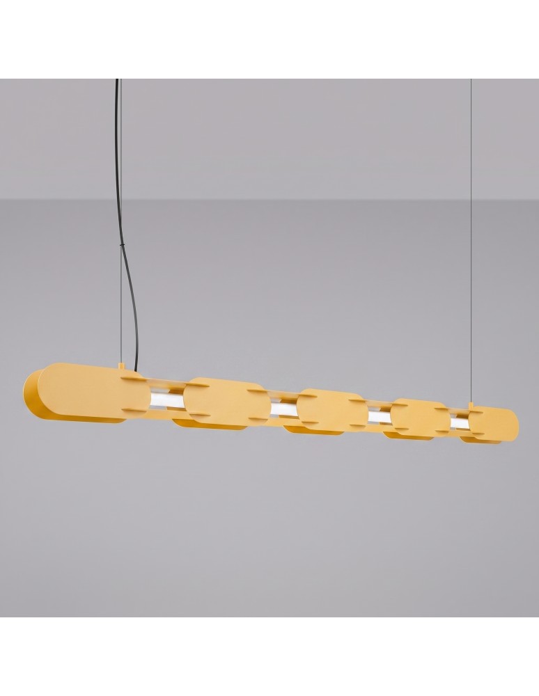 Thoro Lampa wisząca CHAIN 158 żółta LED 4000K TH.1049