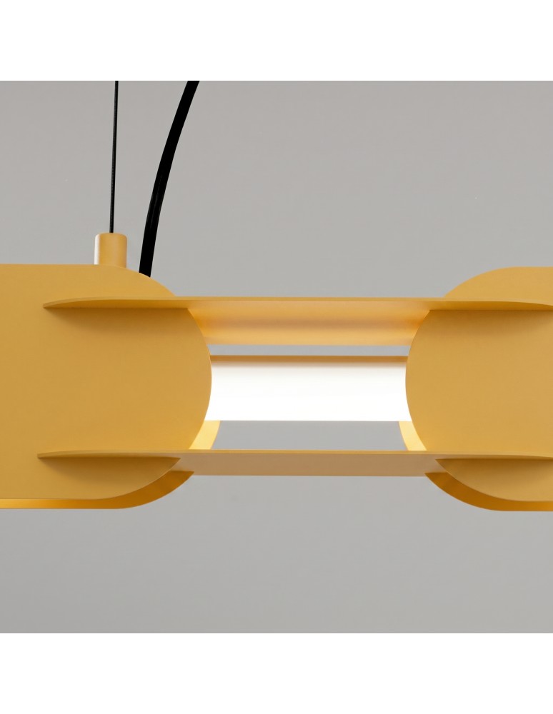 Thoro Lampa wisząca CHAIN 158 żółta LED 4000K TH.1049
