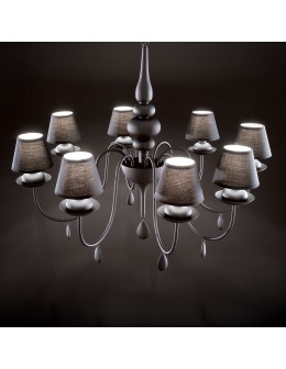 Ideal Lux Lampa Wisząca BLANCHE SP8 NERO Czarny 111896 - product 2