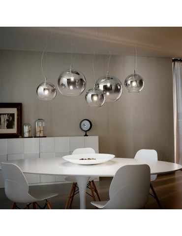 Ideal Lux Lampa Wisząca NEMO SP1 D40 RAME Miedziany 111919 - produkt 2