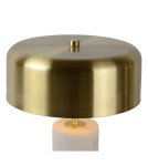 Designer table lamps - Lucide MIRASOL Desk 3xG9 white satin brass 34540/03/31 - product 12