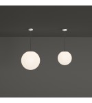 Ideal Lux Lampa Wisząca SOLE SP1 D50 Biały 136011 Ideal Lux Lampa Wisząca SOLE SP1 D50 Biały 136011