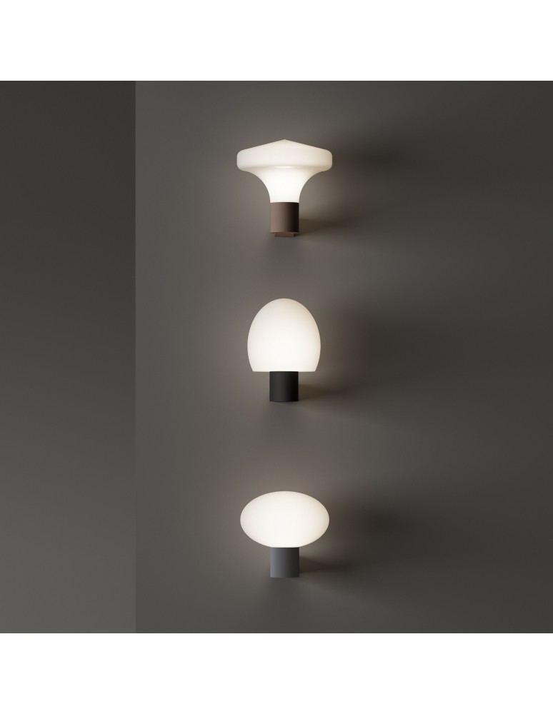 Ideal Lux Lampa Ścienna CLIO MAP1 ANTRACITE Antracyt 145228