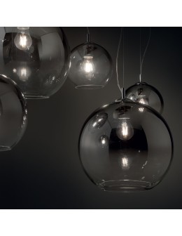 Ideal Lux Lampa Wisząca NEMO SP1 D20 CROMO SFUMATO Chrom 149585 - product 2