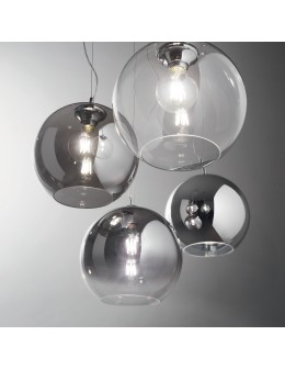 Ideal Lux Lampa Wisząca NEMO SP1 D30 CROMO SFUMATO Chrom 149592 - product 2