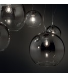 Ideal Lux Lampa Wisząca NEMO SP1 D30 CROMO SFUMATO Chrom 149592